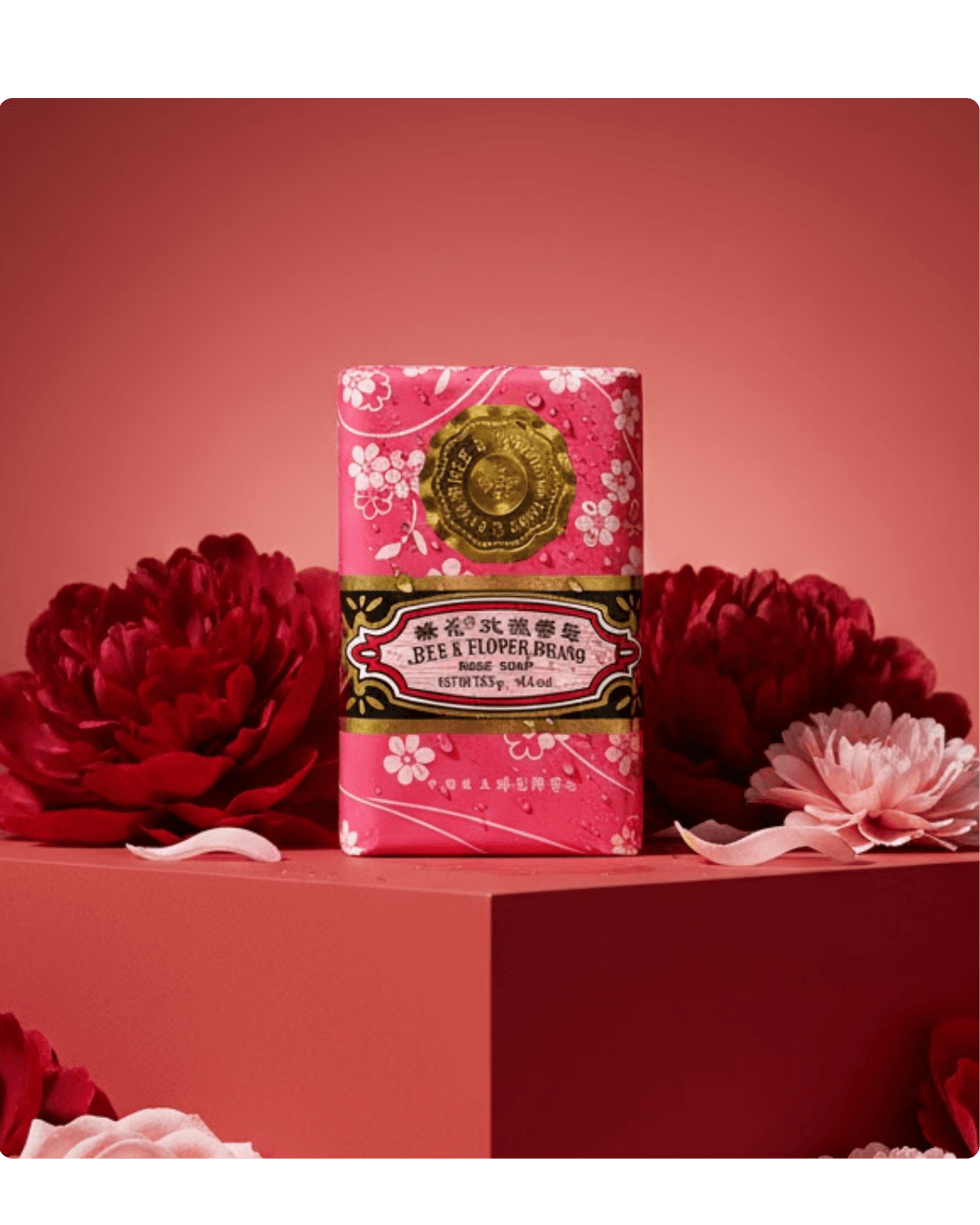 Bee & Flower Rose 125 Gr