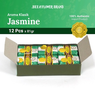 Bee Flower Import Jasmine 81 gr (12 pcs) - Sabun Tawon Melati