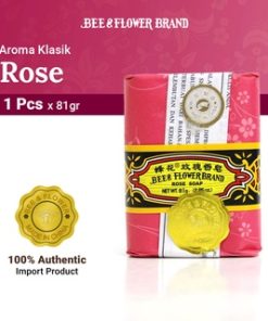 Bee Flower Import Rose 81 gr - Sabun Tawon Mawar