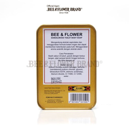 Bee Flower Import Premium Sandalwood 150 gr - Sabun Tawon Cendana - Image 2