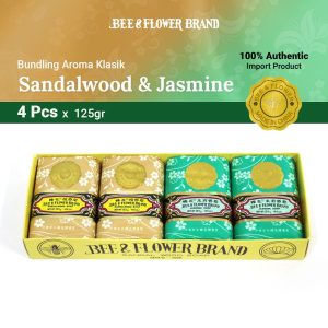 Bee Flower Import Mix Bundle Sandalwood x Jasmine 125 (4 pcs)