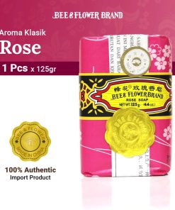 Bee Flower Import Rose 125 gr - Sabun Tawon Mawar