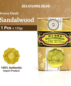 Bee Flower Import Sandalwood 125 gr - Sabun Tawon Cendana