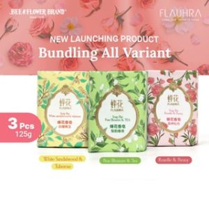 Flauhra Import Bar Soap Mix Bundle All Variant 125 gr (3 pcs)