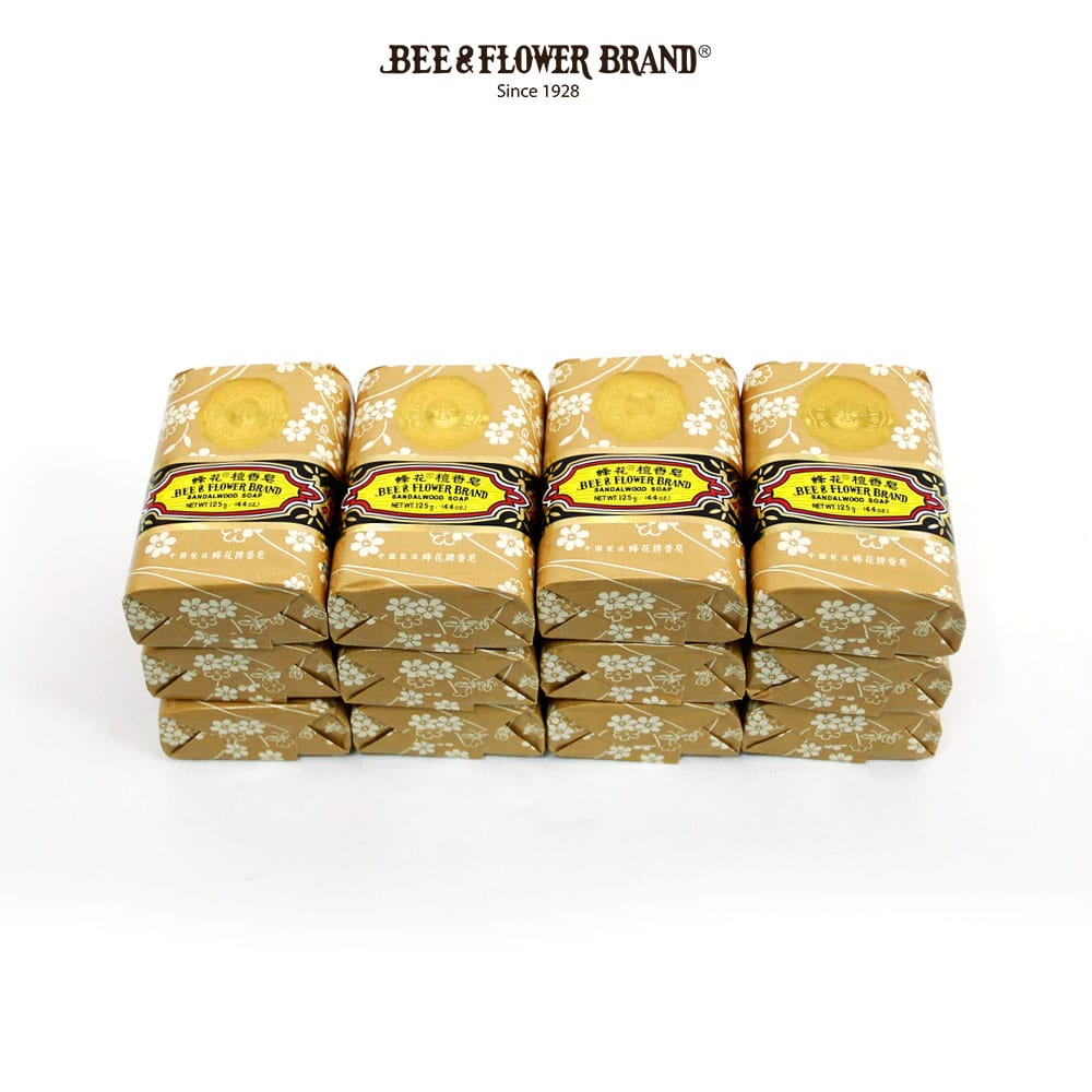 Bee Flower Import Sandalwood 125 gr (12 pcs) - Sabun Tawon Cendana - Image 2