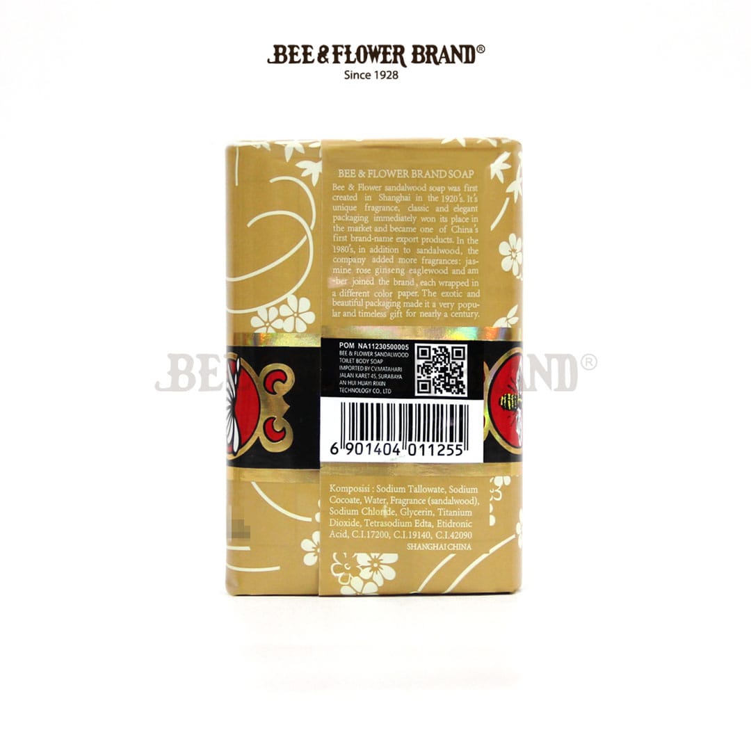Bee Flower Import Sandalwood 125 gr (12 pcs) - Sabun Tawon Cendana - Image 6