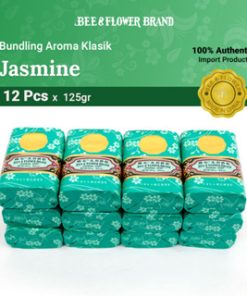 Bee Flower Import Jasmine 125 gr (12 pcs) - Sabun Tawon Melati