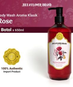 Bee Flower Import Liquid Rose 650 ml - Sabun Tawon Cair Mawar