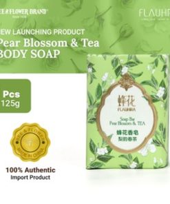 Flauhra Import Bar Soap Pear Blossom and Tea 125 gr