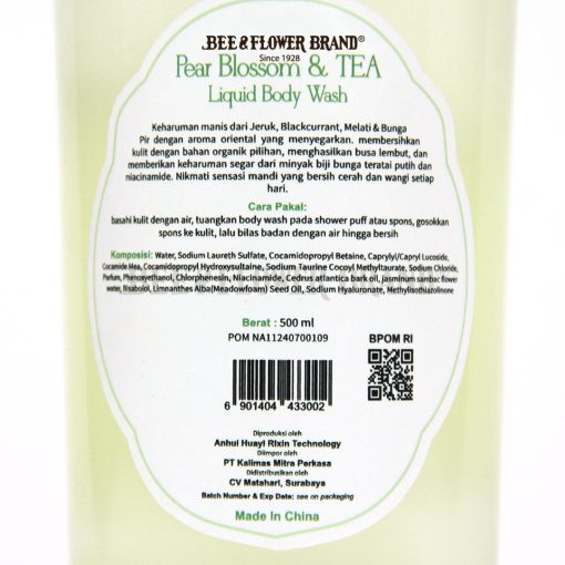 Flauhra Import Liquid Soap Pear Blossom and Tea 500 ml - Image 5