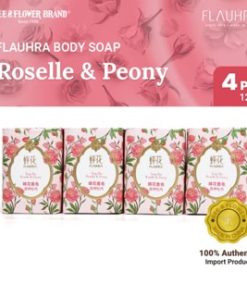 Flauhra Import Bar Soap Rosele And Peony (4 pcs)