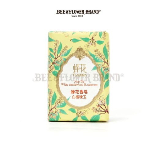 Flauhra Import Bar Soap White Sandalwood and Tuberose 125 gr (4 pcs) - Image 2