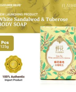 Flauhra Import Bar Soap White Sandalwood and Tuberose 125 gr